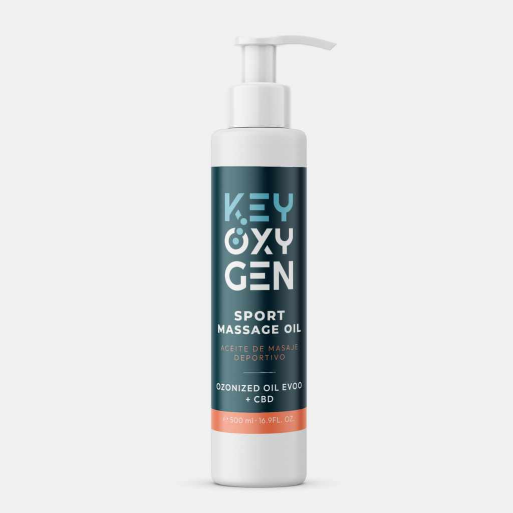 KeyBiological.com KeyOxygen Sport Massage Oil MOCKUP